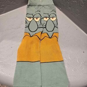 Sponge Bob Square Pants Squidward Socks size Large